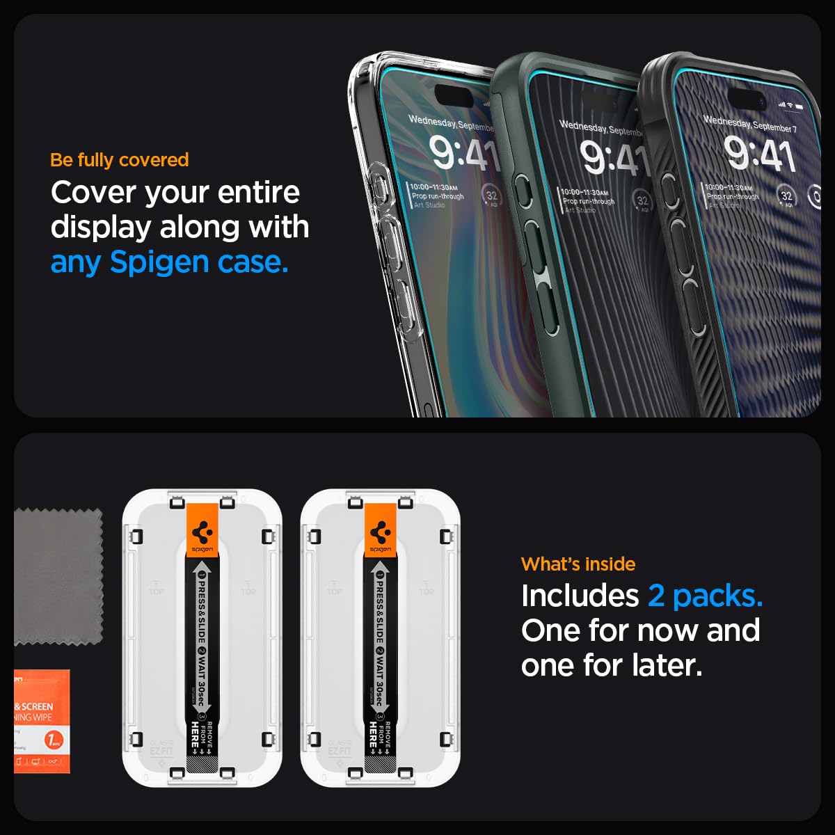 Spigen estilo de vida teléfono protegido durante uso diario y limpieza fácil