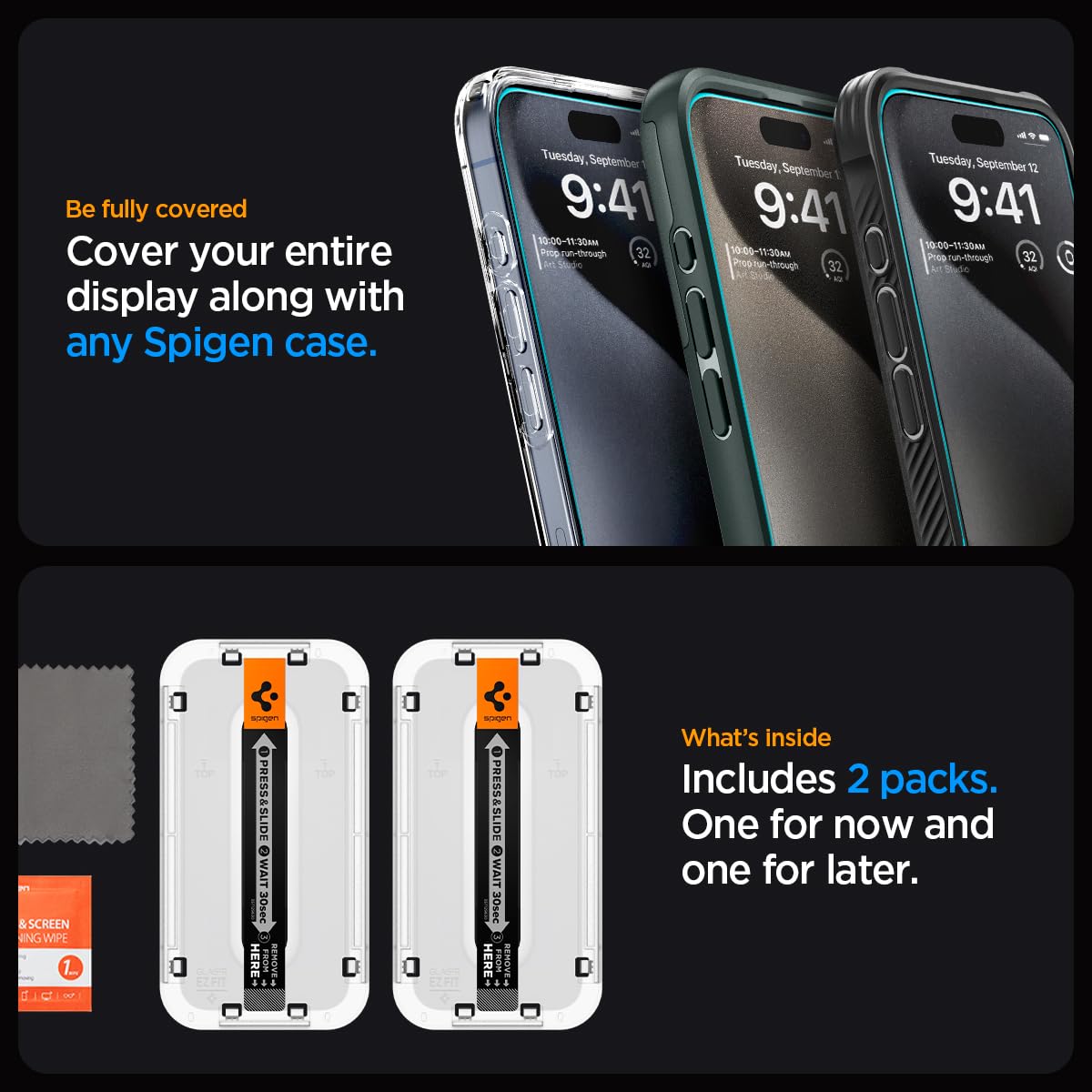 Spigen comparación de grosor 0.25mm que mantiene sensibilidad táctil original