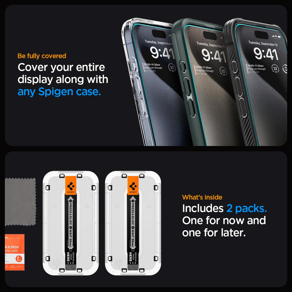 Spigen comparación de grosor 0.25mm que mantiene sensibilidad táctil original