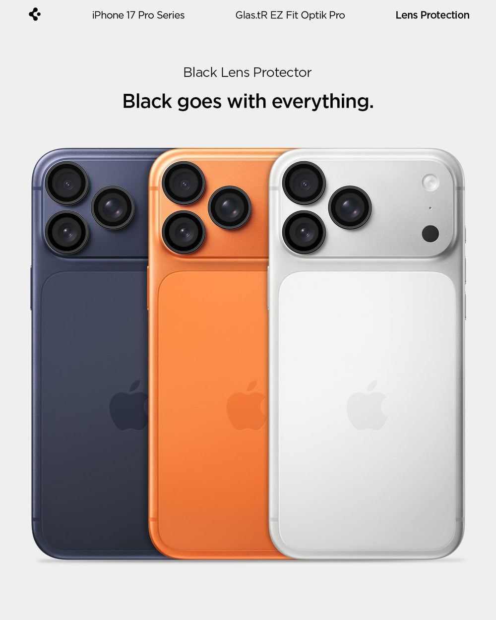 Spigen primer plano de la textura del anillo protector mostrando durabilidad 9H