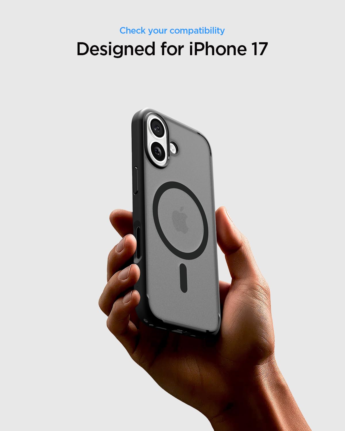 Spigen detalle de cubierta TPU sobre control de cámara con protección táctil