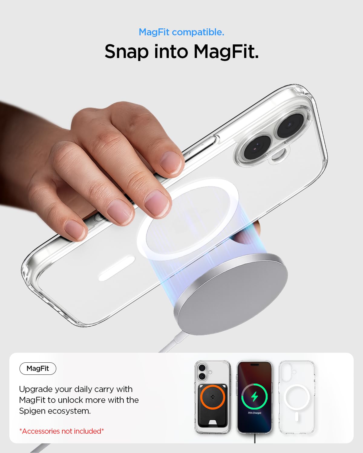 Spigen esquinas con Air Cushion que absorben impactos en caídas leves