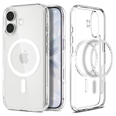 Spigen vista frontal de la funda mostrando diseño transparente y ajuste preciso