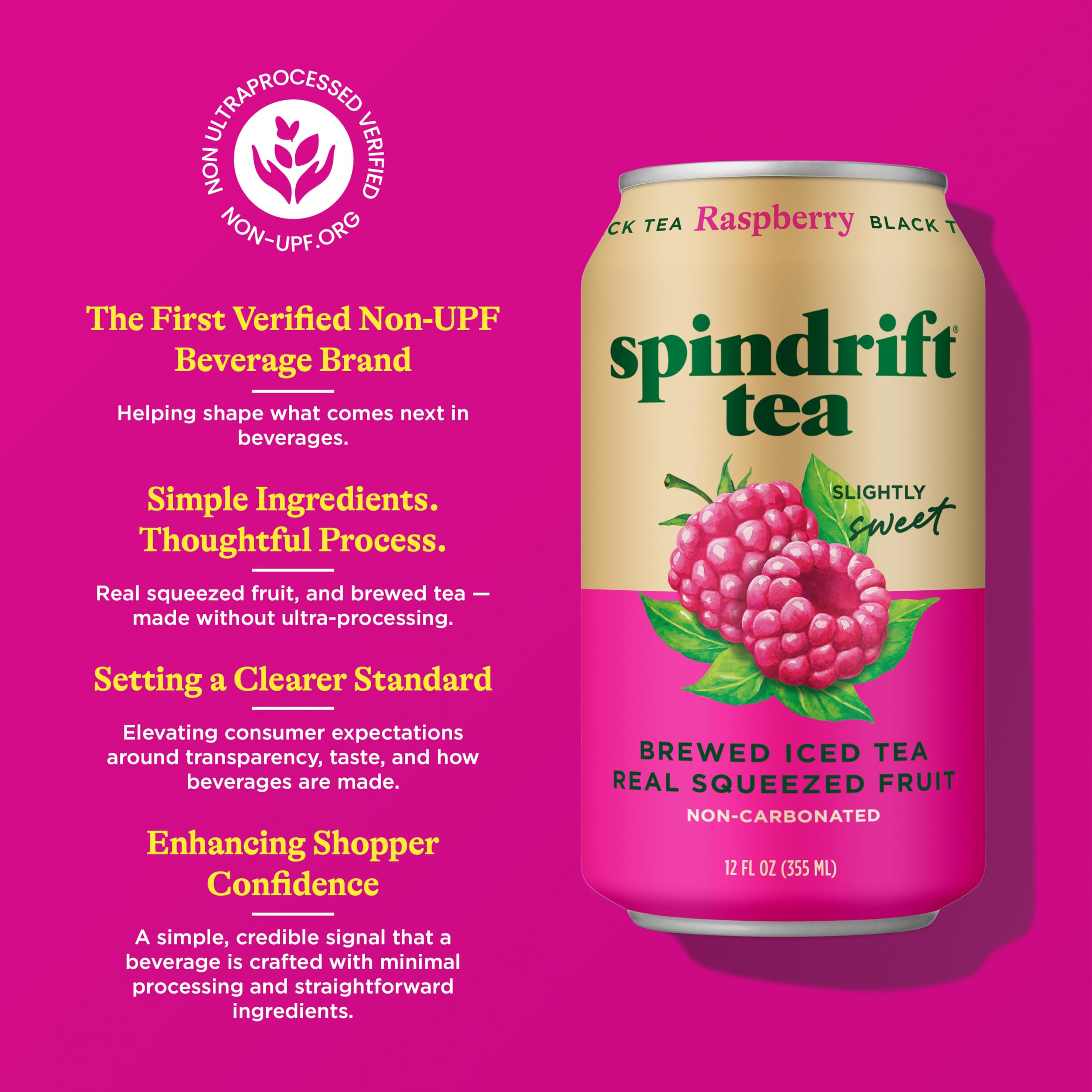 Spindrift hojas de té negro en detalle para mezcla artesanal