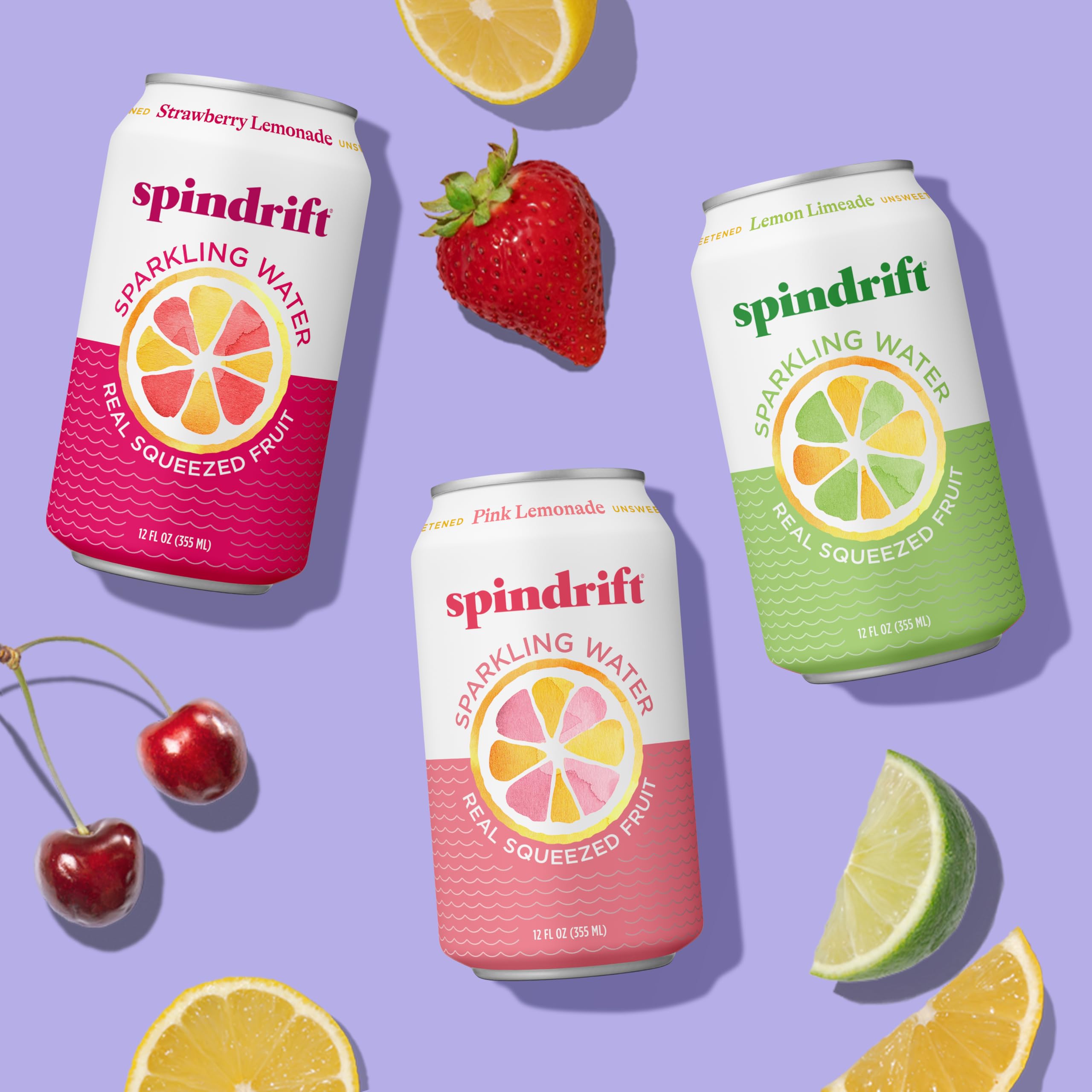 Spindrift detalle de pulpa y burbujas, evidencia de fruta exprimida real y sabor auténtico