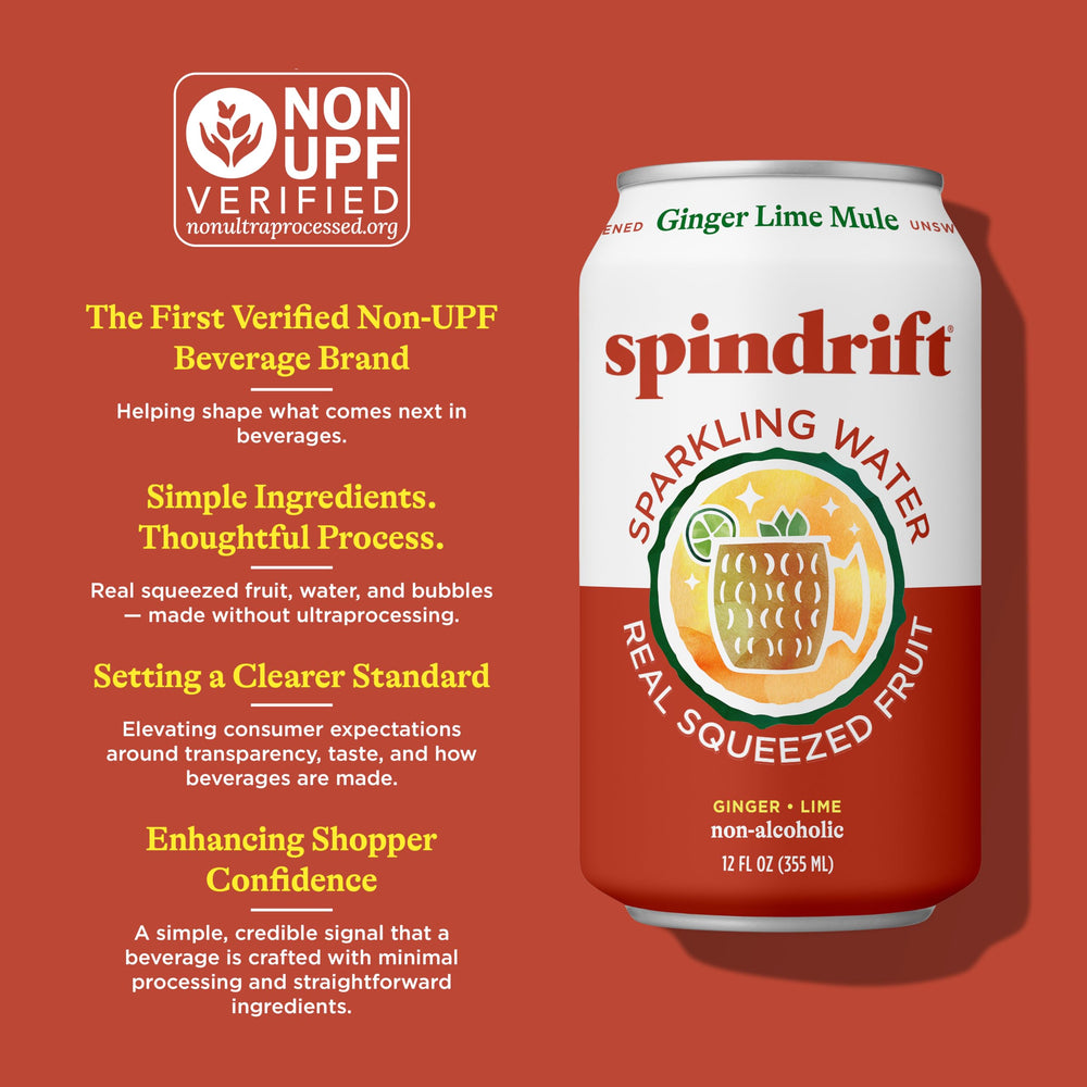 Spindrift pack sobre mesa en fiesta ideal para reuniones
