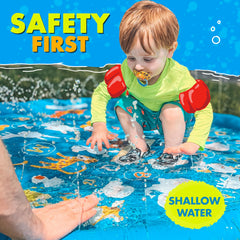 SplashEZ primer plano del material sin BPA ni ftalatos, duradero y seguro para bebés