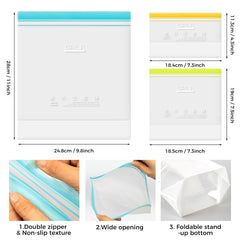 SPLF bolsa de pie con fondo plegable estable, facilita almacenamiento y vertido