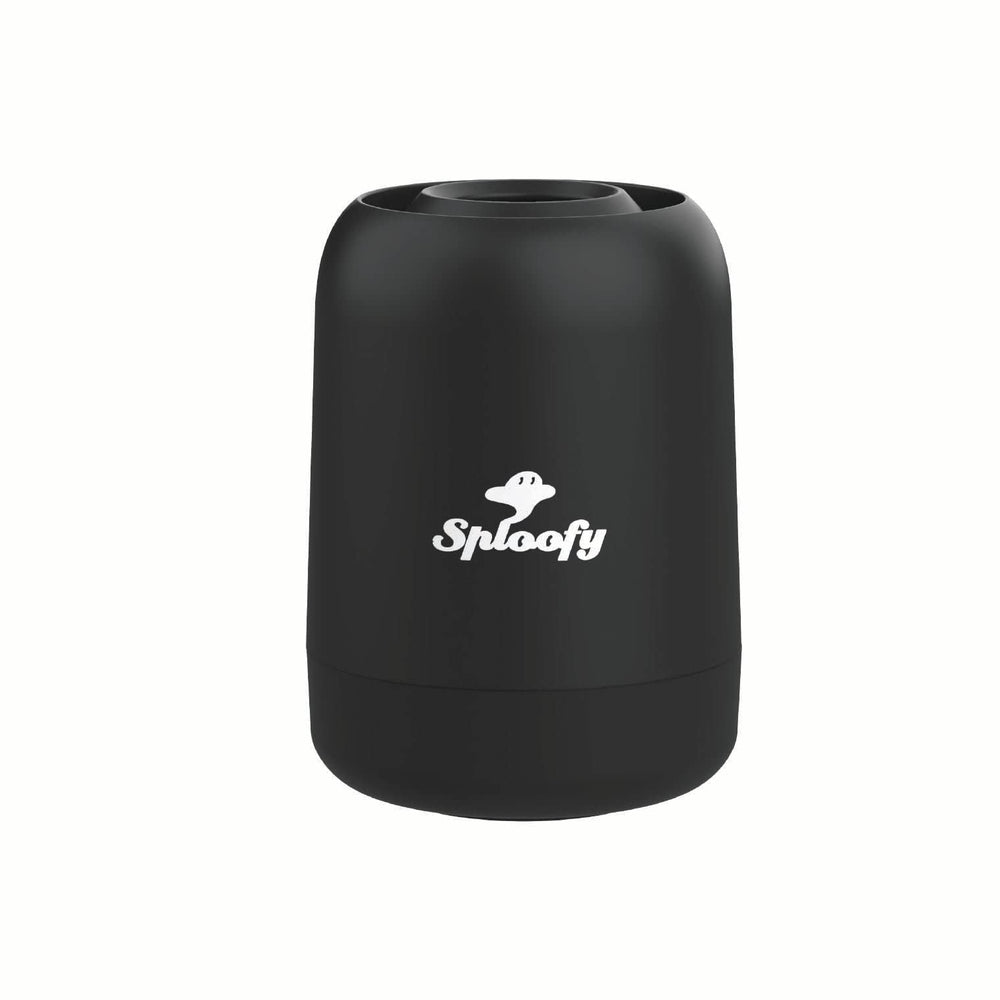 Sploofy PRO II cartucho reemplazable extraído mostrando la pieza absorbente