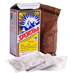 SPORTea frente del empaque mostrando diseño y cantidad de bolsas, práctico para despensa
