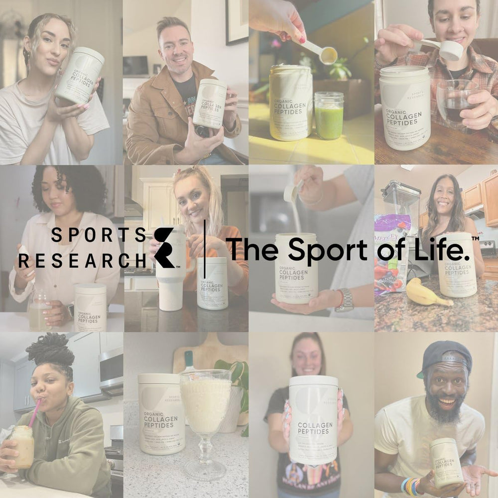 Sports Research receta de batido de chocolate con colágeno, energía y sabor