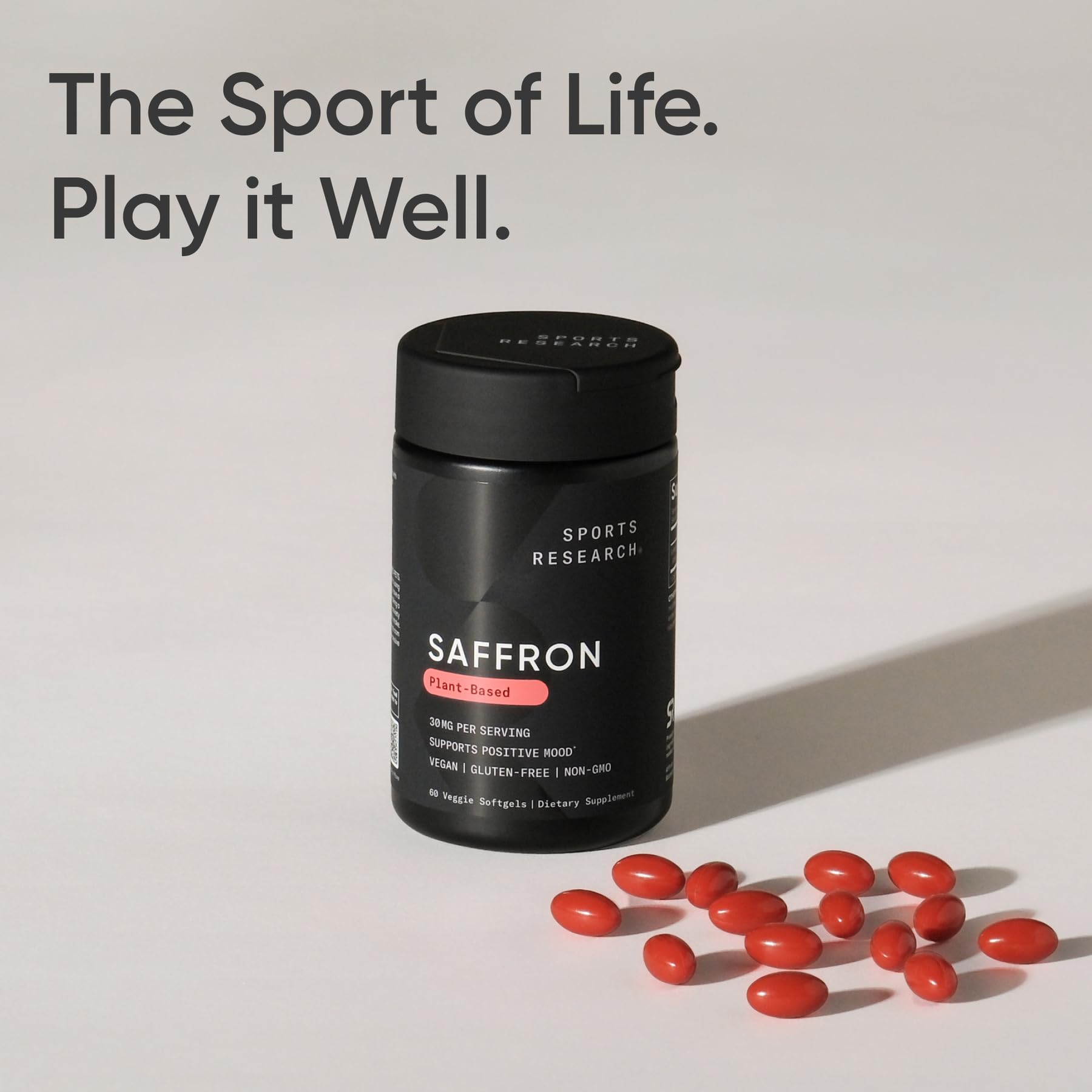Sports Research etiqueta Affron origen España, trazabilidad y calidad