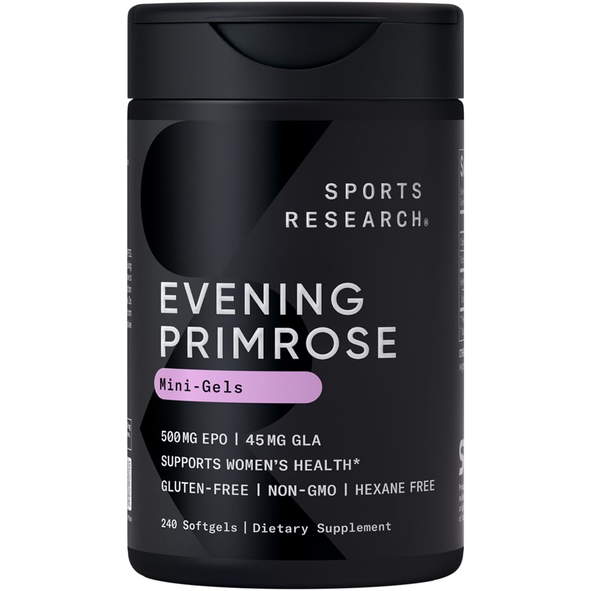 Sports Research bottle front label showing product name and count, builds trust