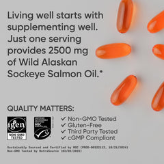 Sports Research salmón Sockeye salvaje como origen sostenible y natural