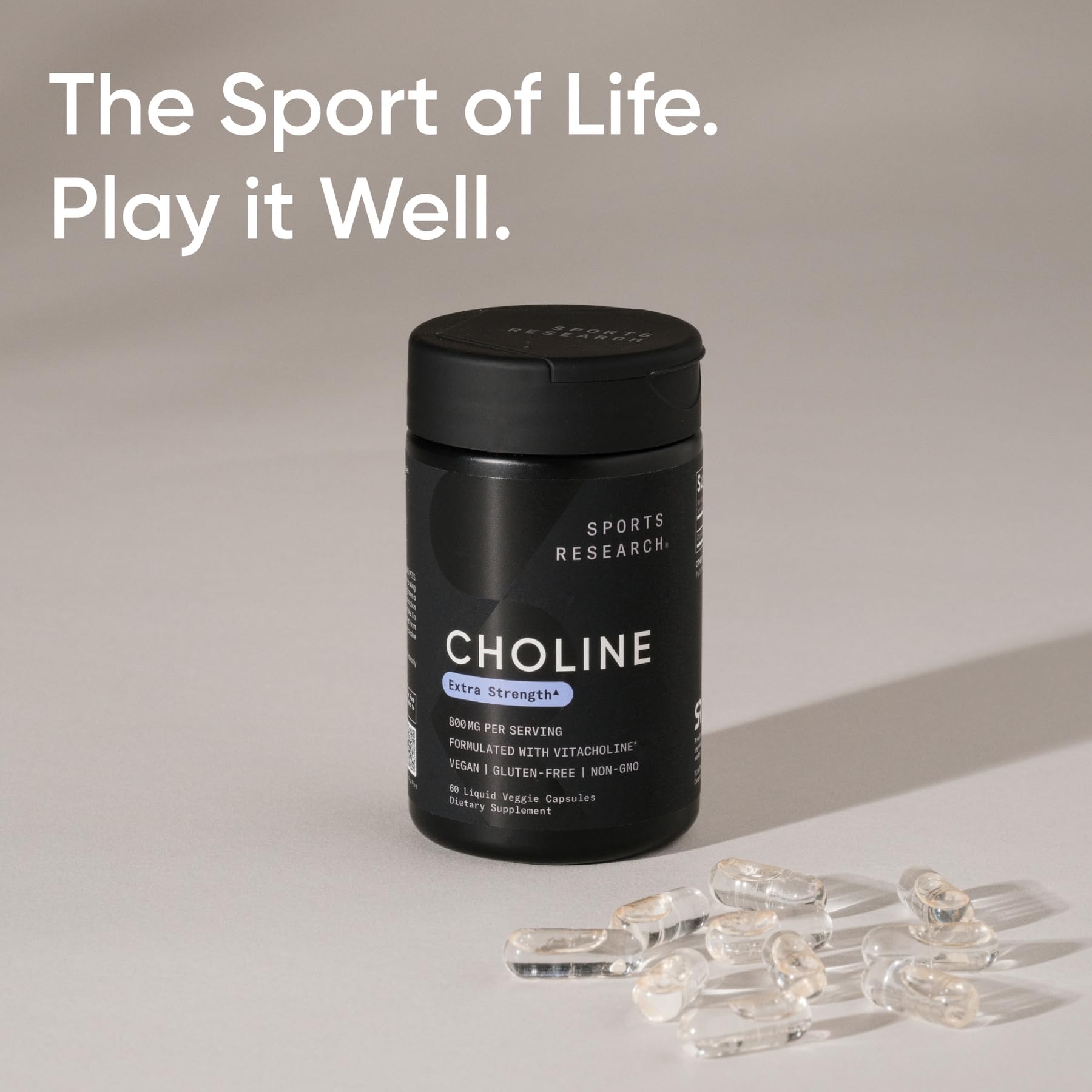 Sports Research ingredientes y sello Non-GMO para confianza en calidad