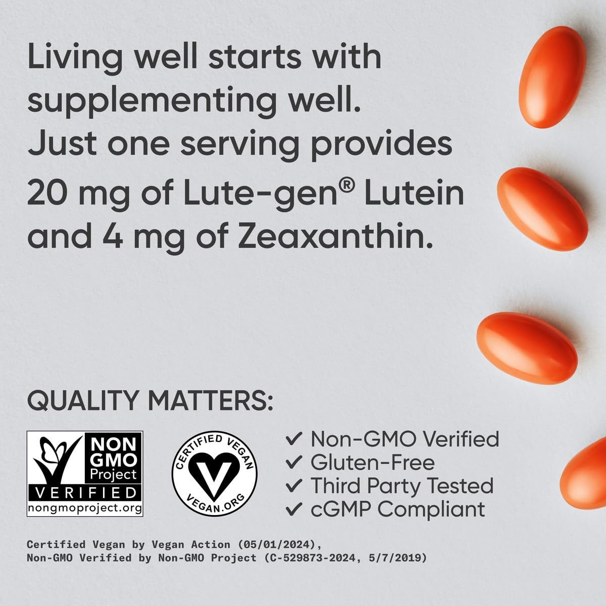 Sports Research softgels in hand demonstrating size and single-dose convenience