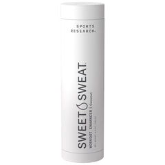 Sports Research gel Sweet Sweat frente del empaque con aroma coco beneficios visuales