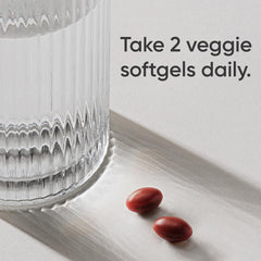 Sports Research textura de la cápsula en mano, aspecto vegano