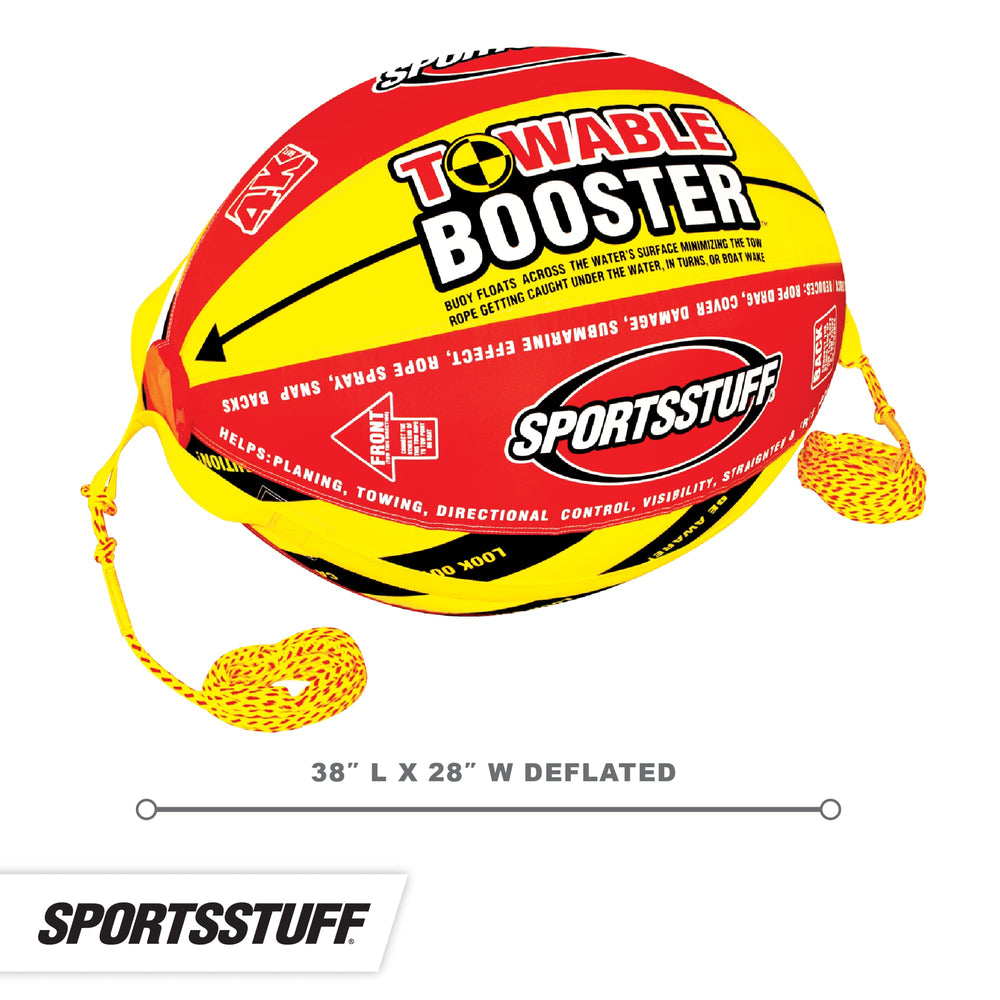 SportsStuff Booster Ball cuerda y válvula de inflado rápido para instalación fácil