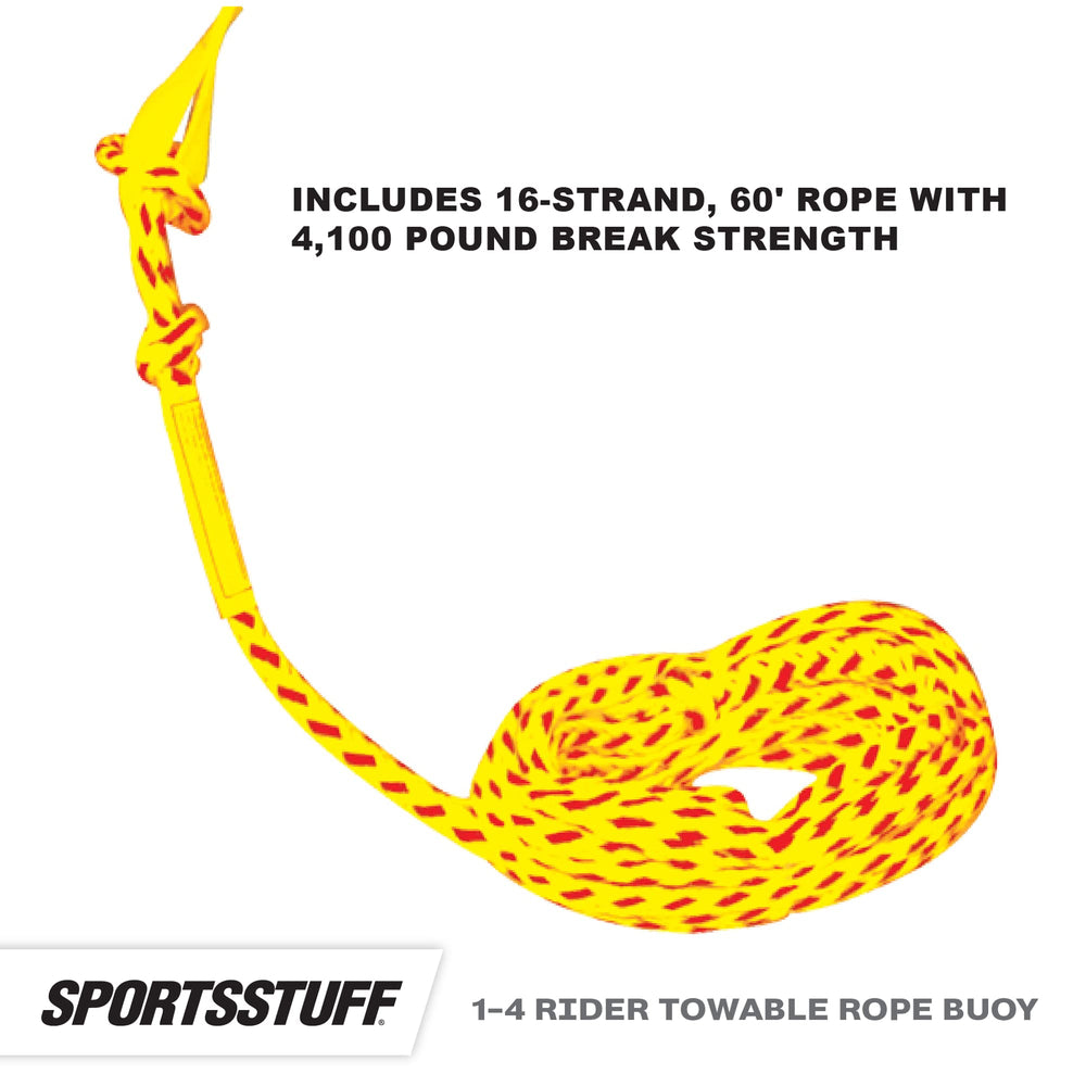 SportsStuff Booster Ball en uso con towable mejorando arranques y visibilidad