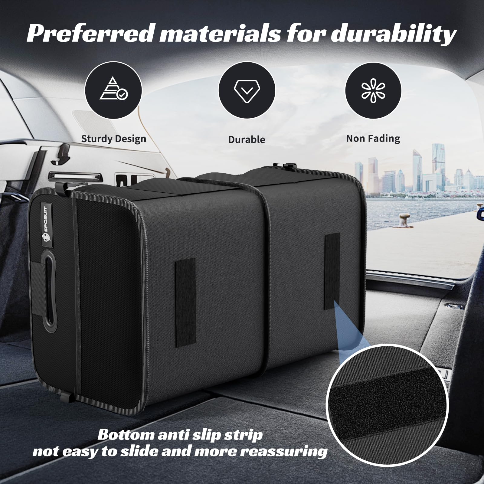 Sposuit organizador plegado para almacenamiento compacto