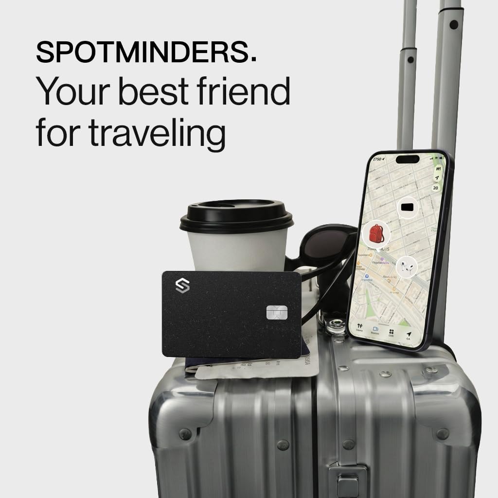 Spotminders PRO perfil ultrafino 1.8mm, se oculta en la cartera