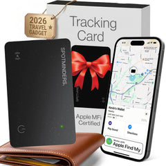 Spotminders tarjeta frontal en empaque mostrando producto y ventaja de protección