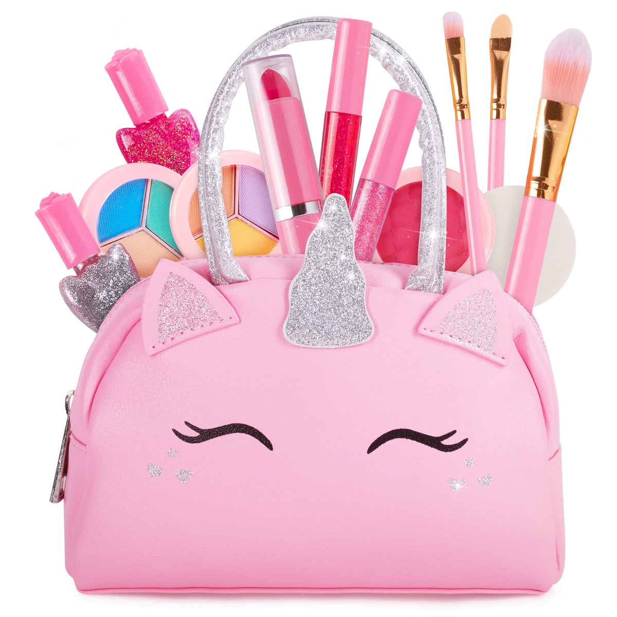 Sprinkles Toyz bolso unicornio frontal mostrando almacenamiento práctico