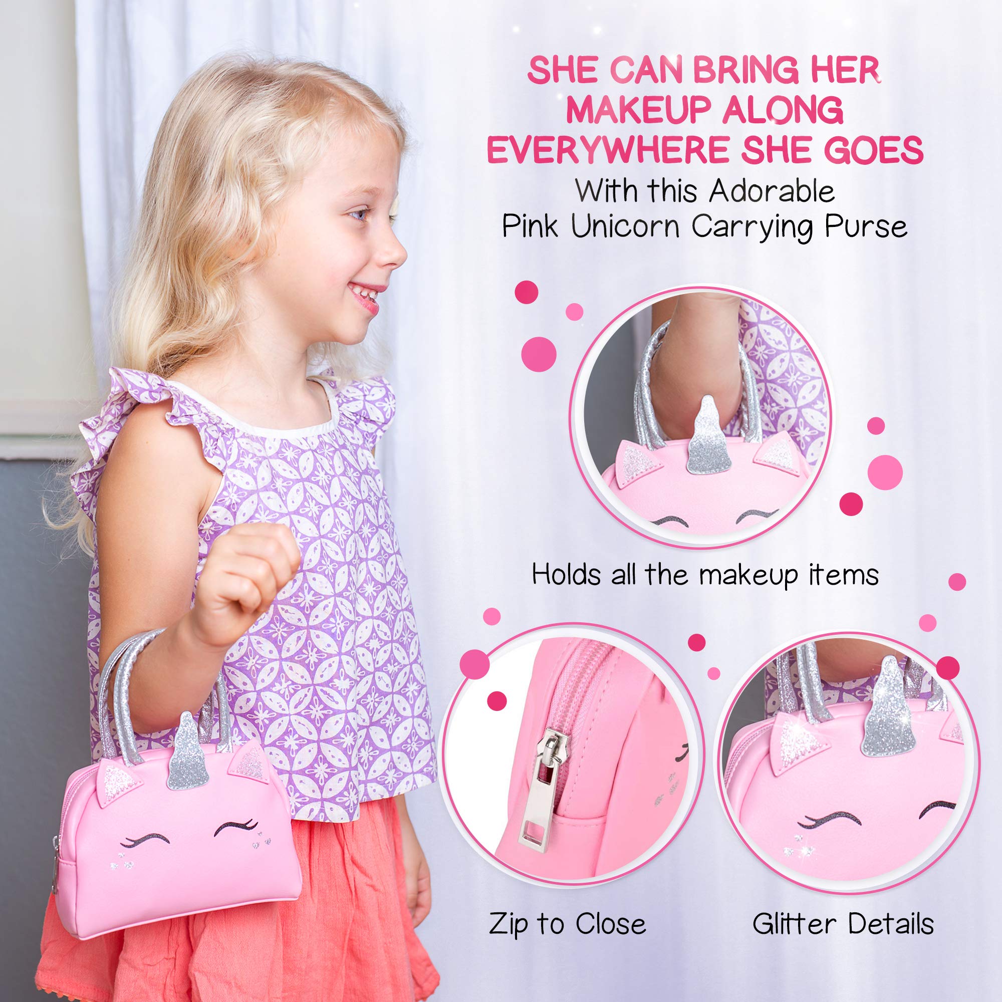 Sprinkles Toyz textura de sombra lavable demostrando suavidad