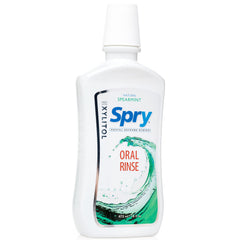 Spry textura del líquido claro y fresco con menta para enjuague suave