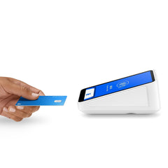 Square Terminal primer plano de la impresora térmica de recibos, asegura comprobantes inmediatos