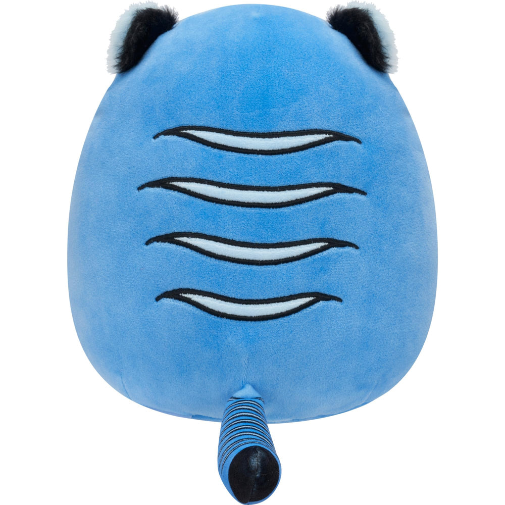 Rostro de Squishmallows Derpy en primer plano con detalles fieles