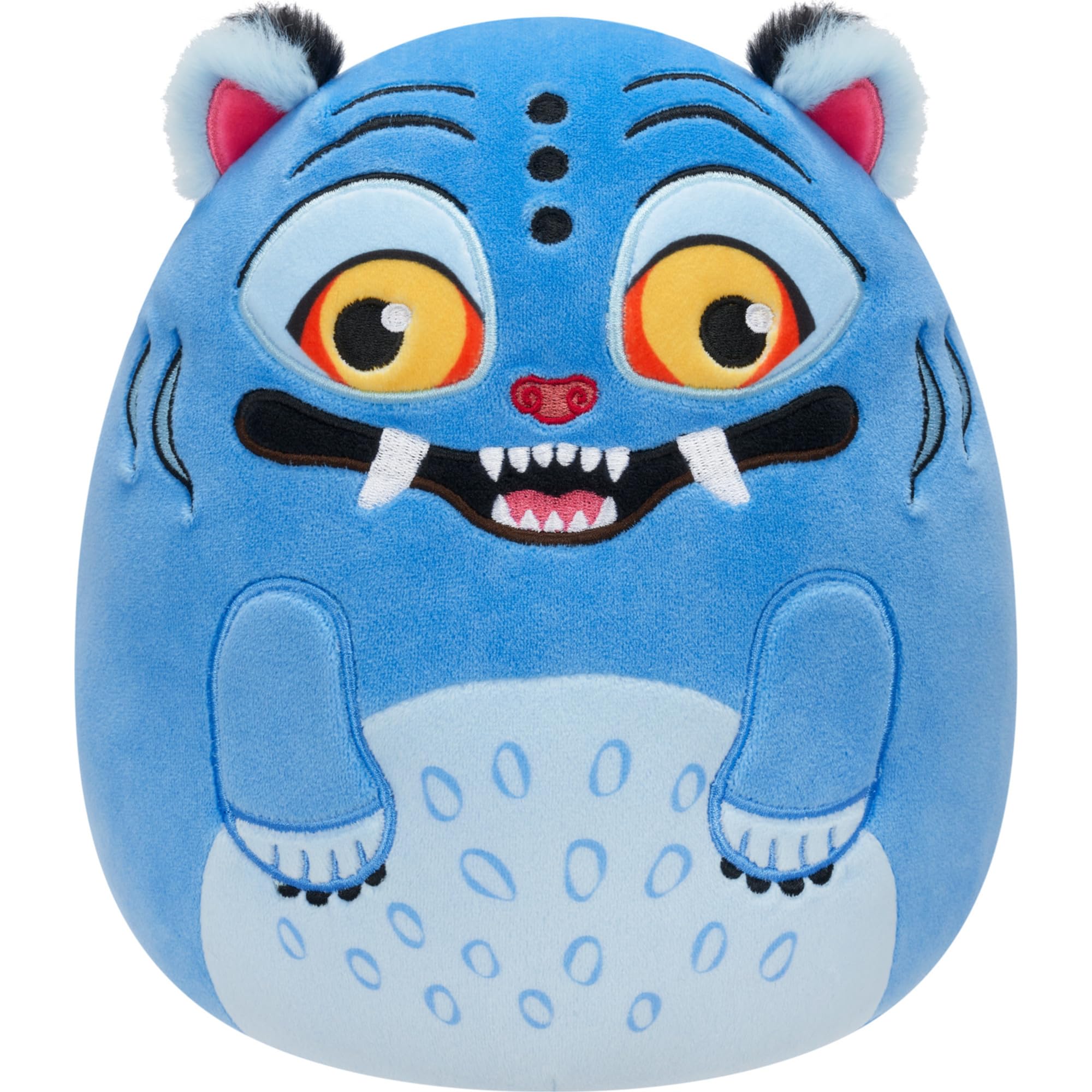Squishmallows Derpy frontal con empaque mostrando autenticidad y ternura