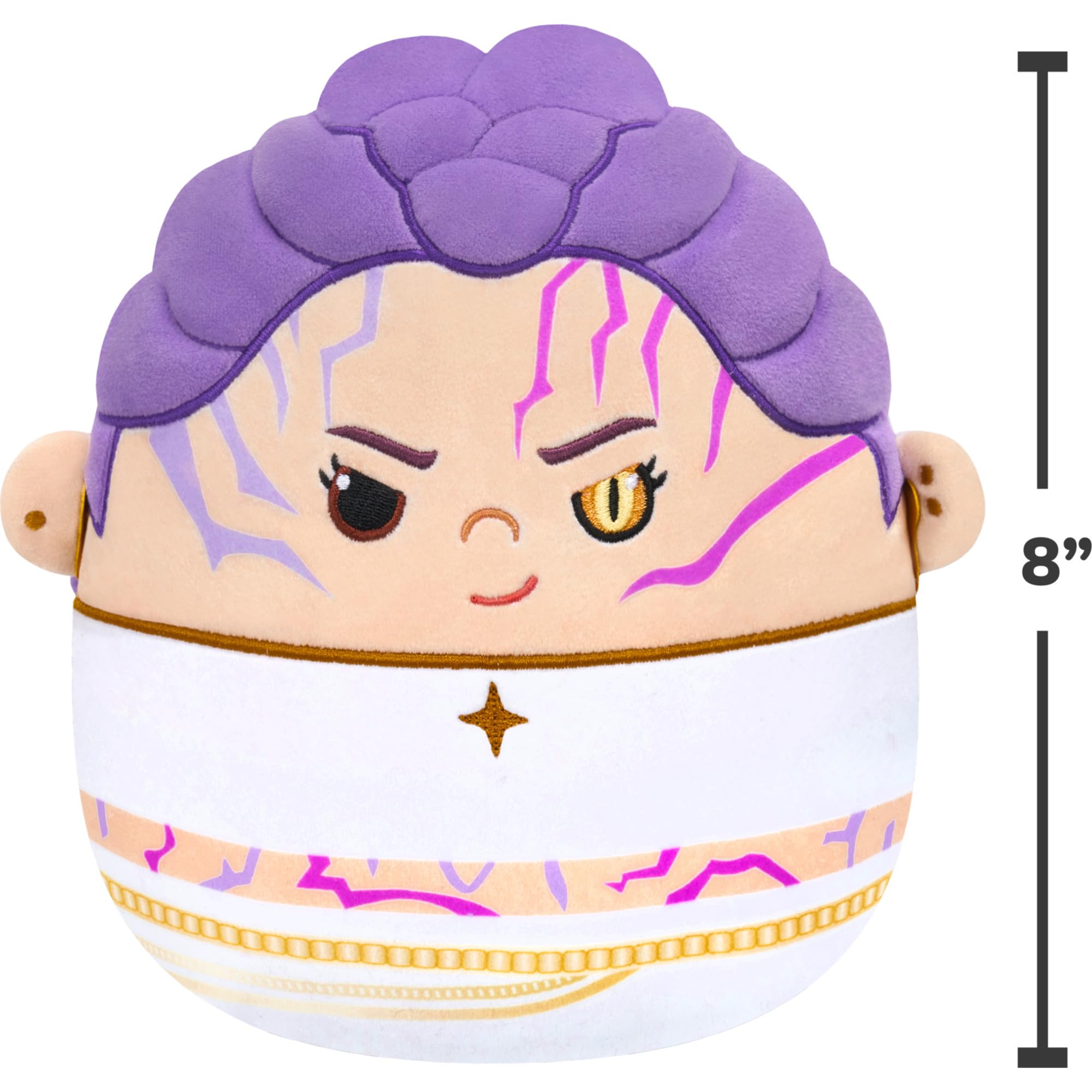 Etiqueta con sello oficial Squishmallows y licencia Netflix para autenticidad