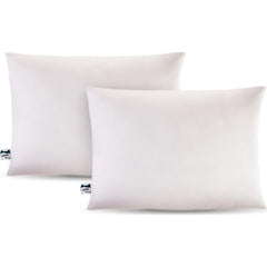 Almohada SquishPillow en uso sobre cama, soporte visible y descanso cómodo