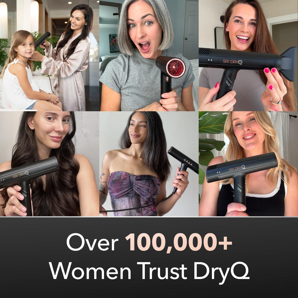 Skin Research Institute DryQ controles y bloqueo de temperatura visibles y seguros