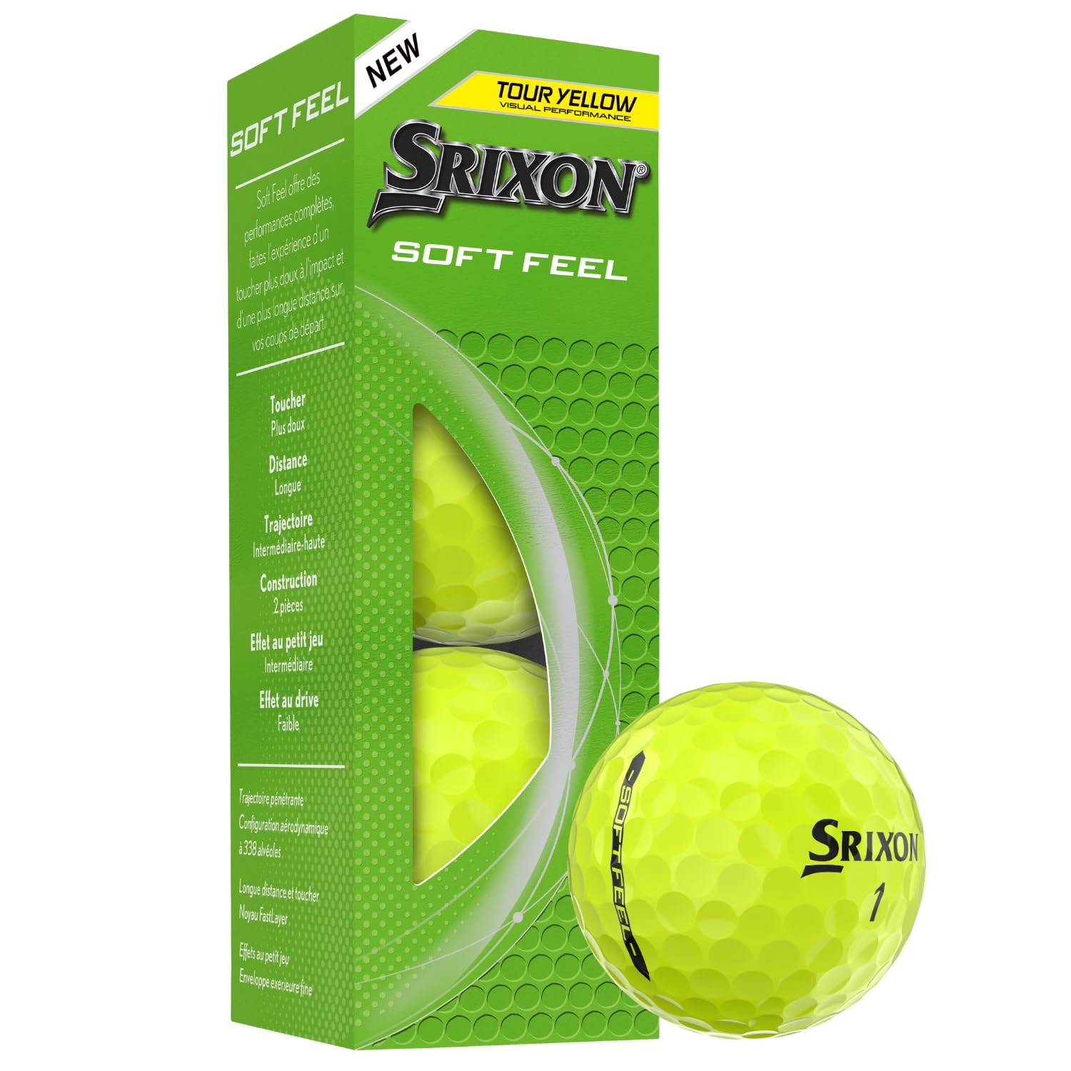 Srixon Soft Feel contacto de putt mostrando tacto suave