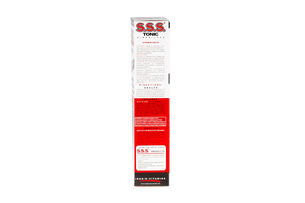 S.S.S. Tonic textura líquida en primer plano indicando absorción y mezcla homogénea