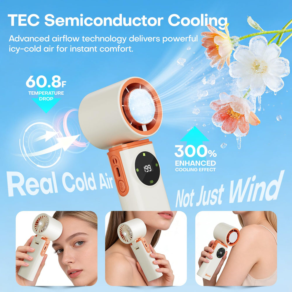 SSWind primer plano de la placa TEC que ofrece enfriamiento activo al rostro