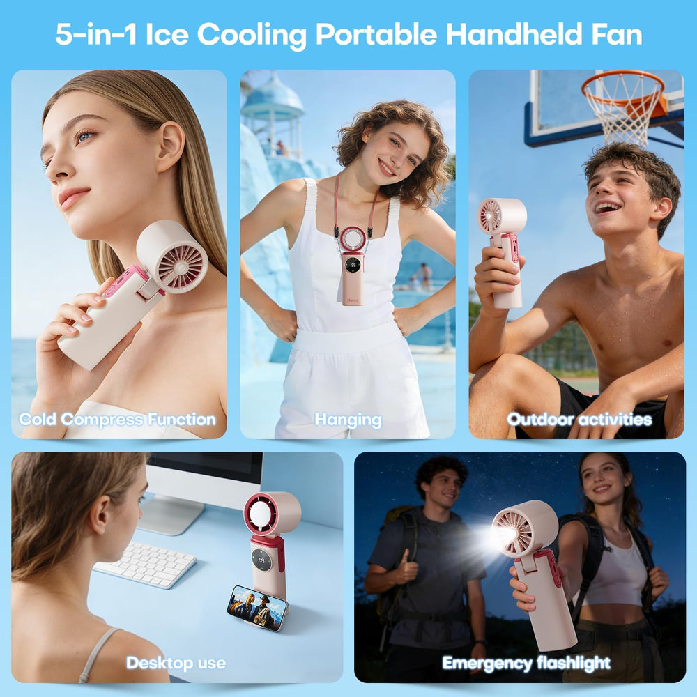 SSWind ventilador colgado al cuello para uso manos libres y comodidad prolongada