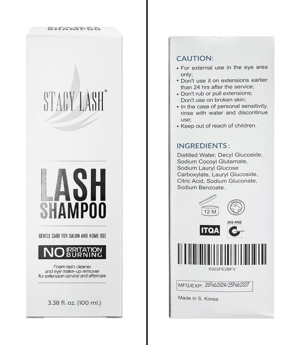 STACY LASH pestañas tras limpieza mostrando limpieza y definición