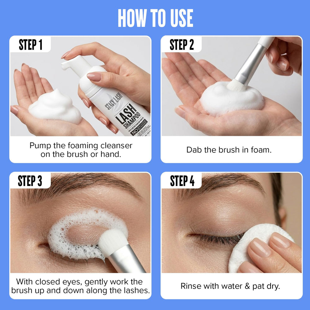 STACY LASH etiqueta con ingredientes sin parabenos y sin gluten