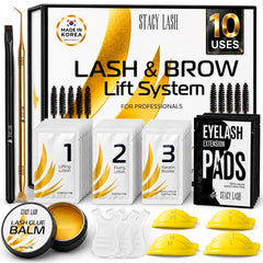 STACY LASH empaque frontal del kit con todo incluido, práctico para profesionales