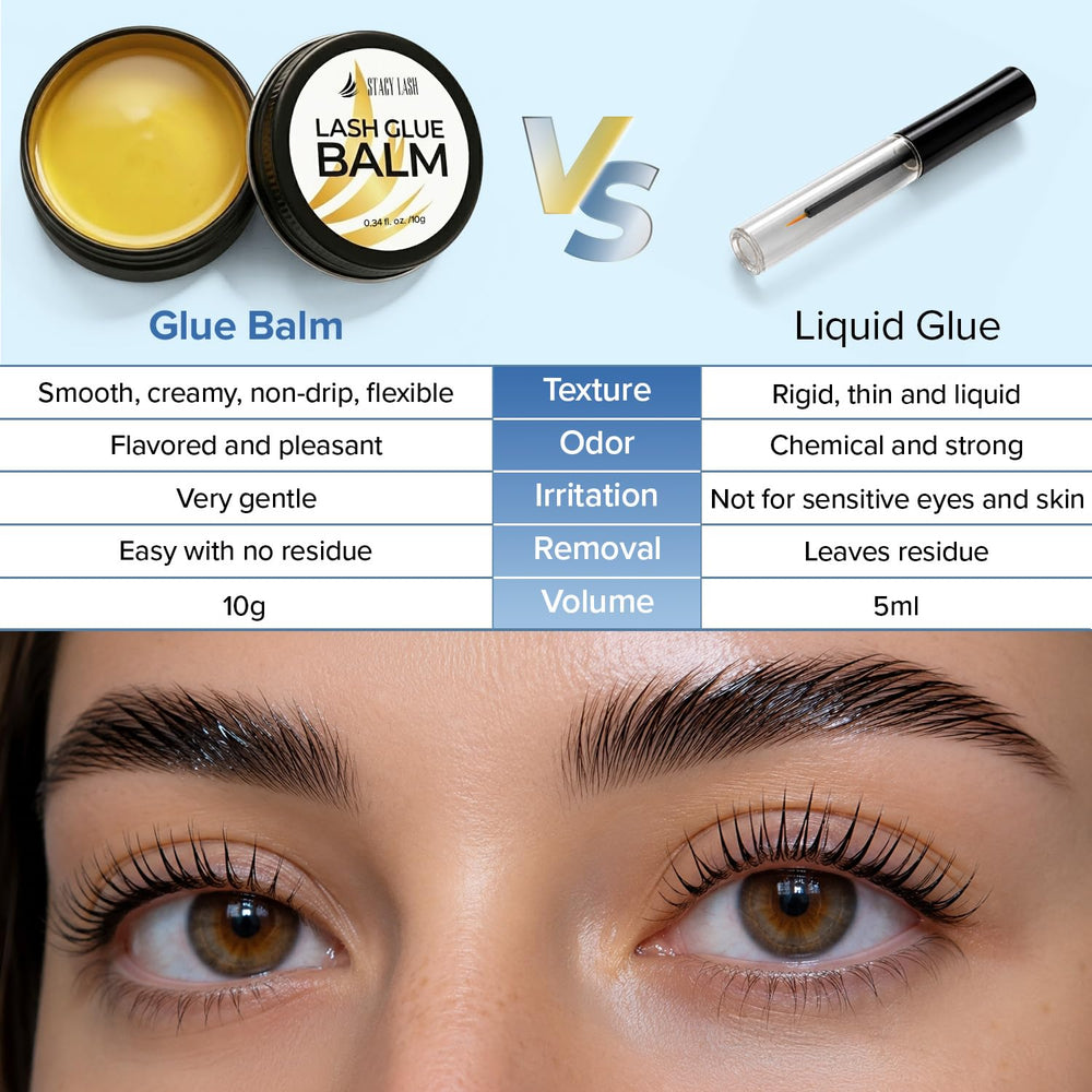 STACY LASH textura del bálsamo adhesivo, asegura fijación estable durante el proceso