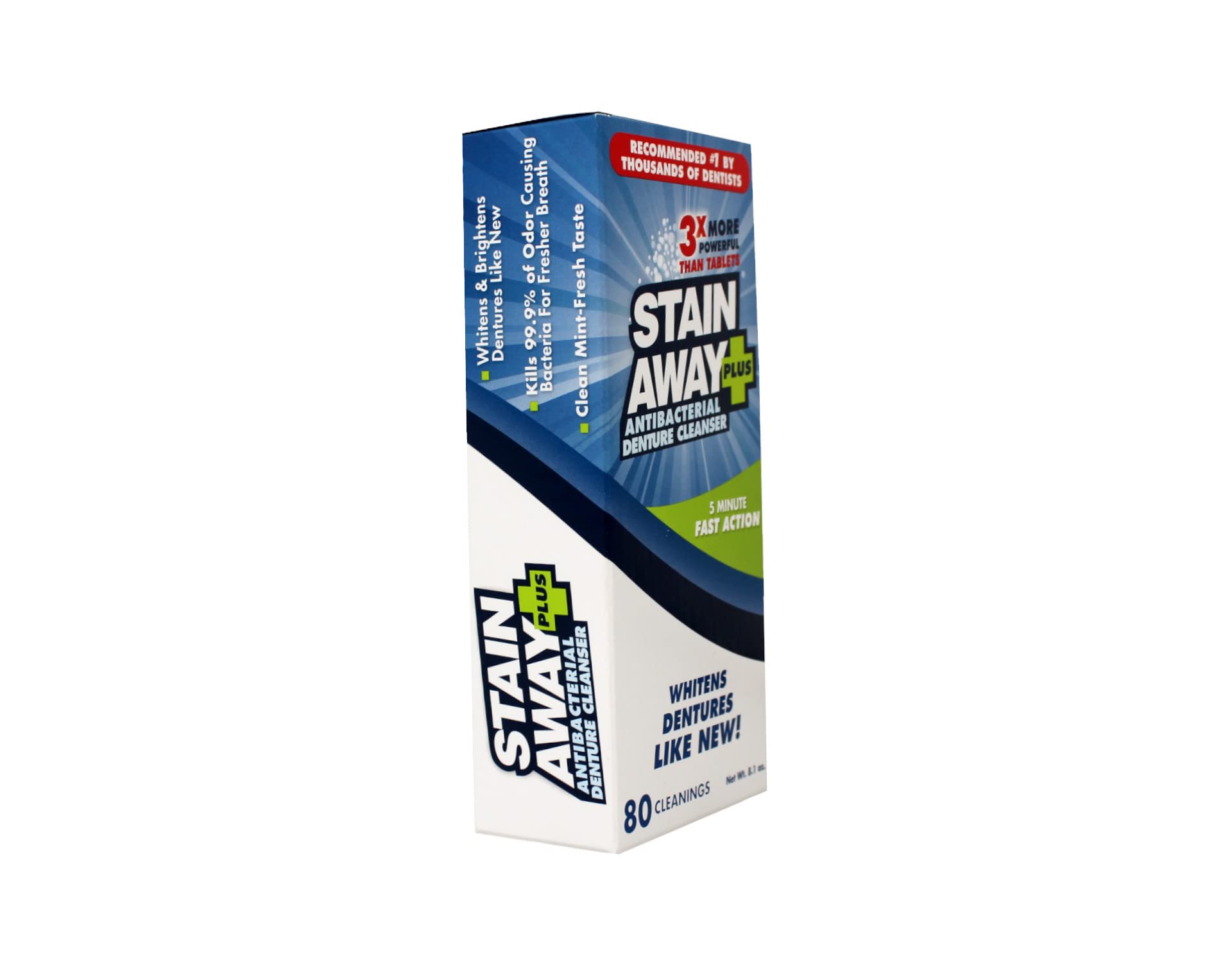Stain-Away etiqueta con información y advertencias para uso seguro