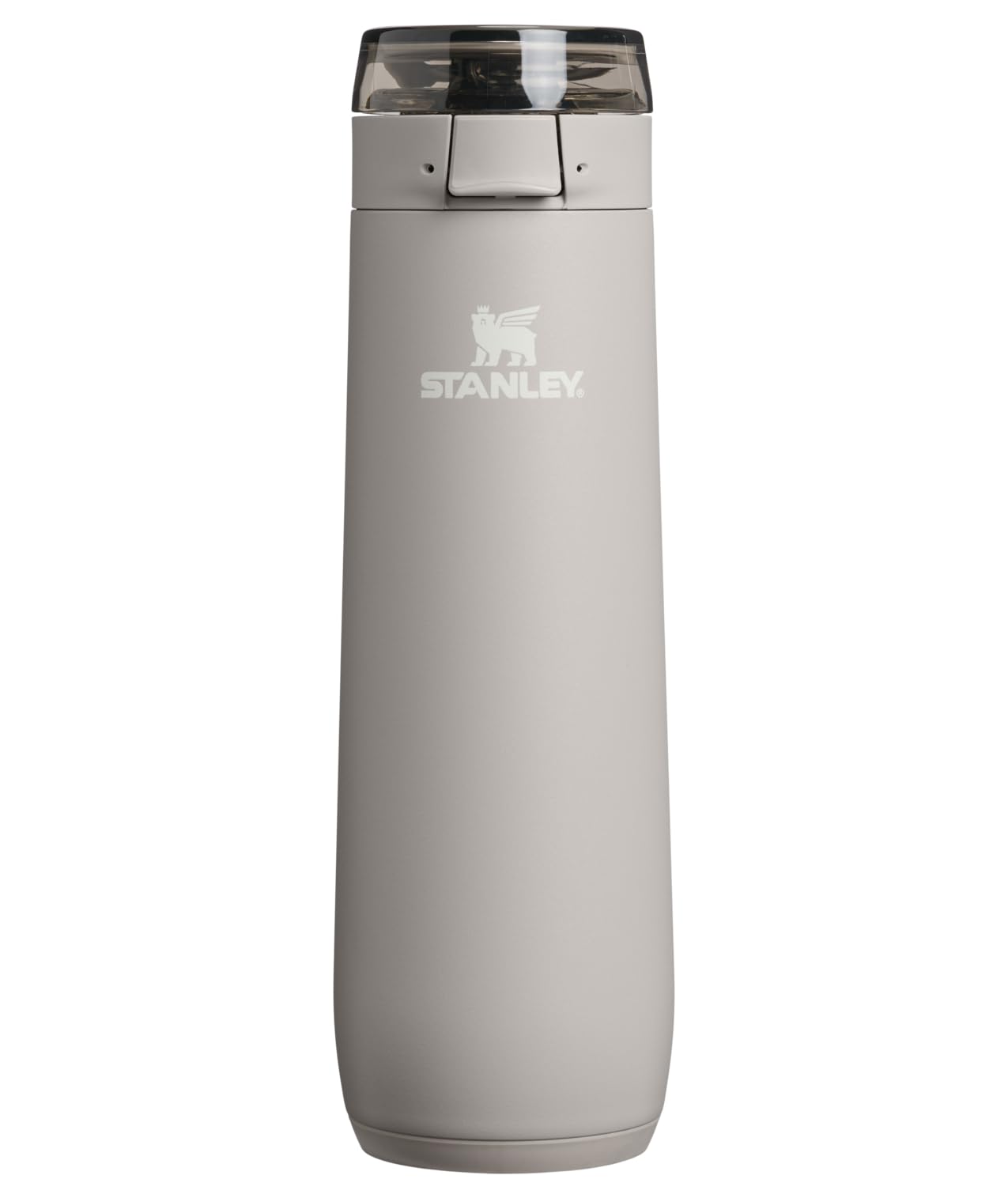 STANLEY Flowstate frente en color Ash mostrando diseño elegante y portable