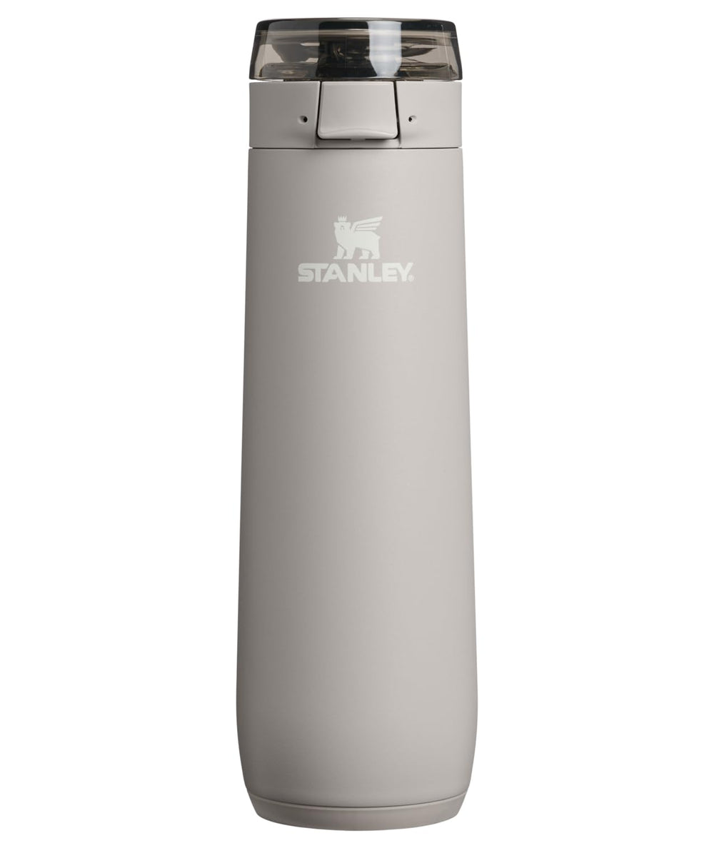 STANLEY Flowstate frente en color Ash mostrando diseño elegante y portable