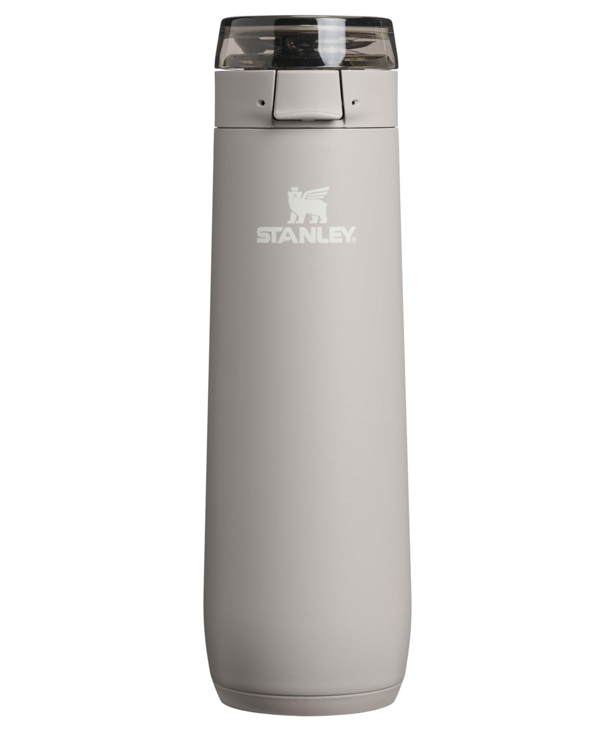 STANLEY Flowstate frente en color Ash mostrando diseño elegante y portable