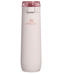 STANLEY Flowstate vista frontal en Rose Quartz mostrando diseño y tamaño práctico