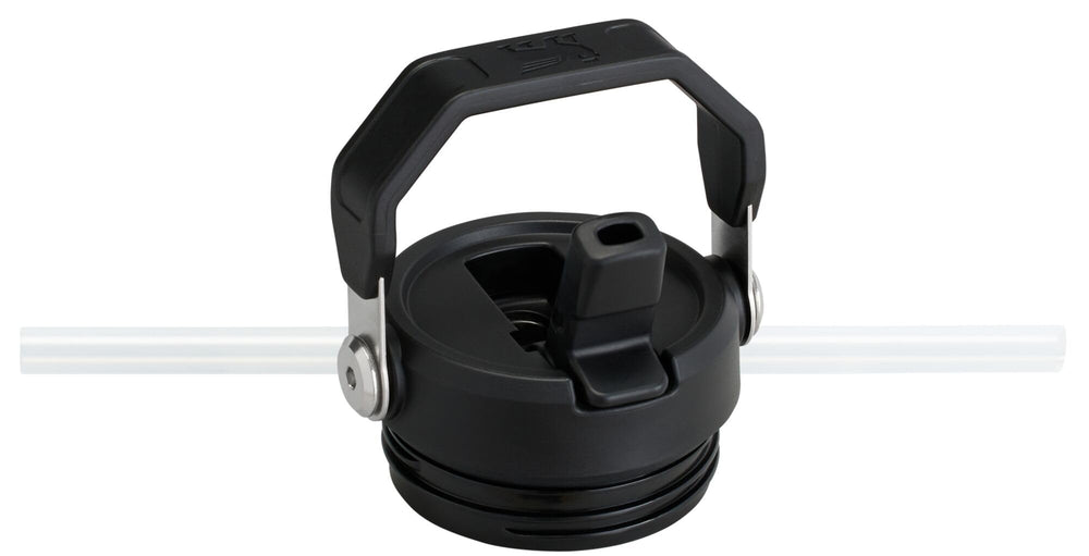 STANLEY IceFlow detalle de la pajilla Flip Straw que facilita beber rápido